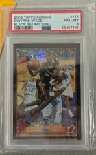 2003 Topps Chrome Dwyane Wade #115 card
