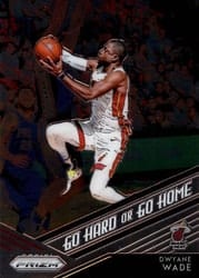 2018-19 Panini Prizm Go Hard or Go Home Dwyane Wade #15 card