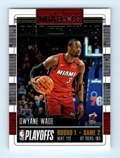 2018 Panini Hoops Road to the Finals Dwyane Wade #9 card