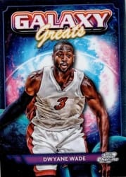 2023-24 Topps Chrome Cosmic Galaxy Greats Dwyane Wade #GG-8 card