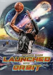 2023-24 Topps Chrome Cosmic Launched Into Orbit Dwyane Wade #LIO-24 card