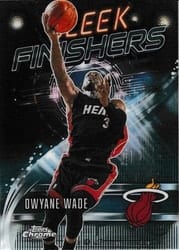 2025-26 Topps Chrome Sleek Finishers Dwyane Wade #SF-12 card