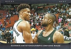 2021-22 Panini Photogenic Respect Dwyane Wade / Giannis Antetokounmpo #3 card