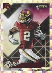 2021 Donruss The Rookies Dyami Brown #TR-DBR card