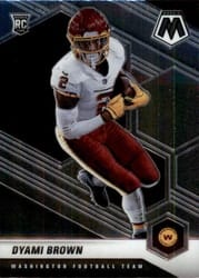 2021 Panini Mosaic Base Set Dyami Brown #323 card