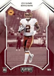 2021 Panini Playoff Base Set Dyami Brown #225 card