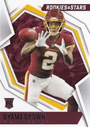 2021 Panini Rookies & Stars Base Set Dyami Brown #123 card