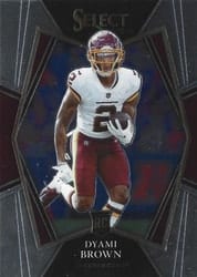 2021 Panini Select Base Set Dyami Brown #167 card