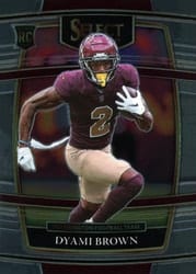 2021 Panini Select Base Set Dyami Brown #67 card