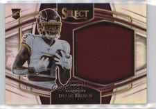 2021 Panini Select Jumbo Rookie Swatch Dyami Brown #JS-DBR card