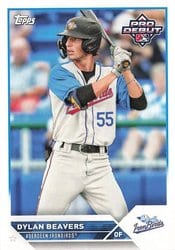 2023 Topps Pro Debut Base Set Dylan Beavers #PD-85 card
