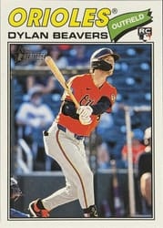 2026 Topps Heritage Base Set Dylan Beavers #48 card
