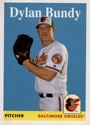 2019 Topps Archives Base Set Dylan Bundy #81 card