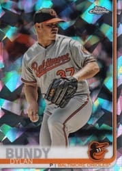 2019 Topps Chrome Sapphire Edition Base Set Dylan Bundy #233 card