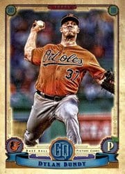 2019 Topps Gypsy Queen Base Set Dylan Bundy #142 card