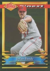 2021 Finest Flashbacks Base Set Dylan Bundy #67 card