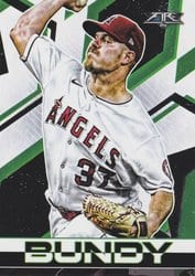 2021 Topps Fire Base Set Dylan Bundy #62 card