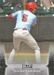 2020 Leaf Draft Base Set Dylan Carlson #7 card