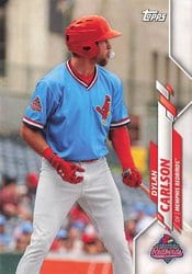 2020 Topps Pro Debut Base Set Dylan Carlson #PD-142 card