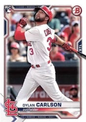 2021 Bowman Base Set Dylan Carlson #35 card