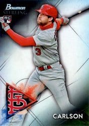 2021 Bowman Sterling Base Set Dylan Carlson #BSR-74 card