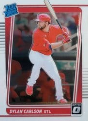 2021 Donruss Optic Base Set Dylan Carlson #37 card