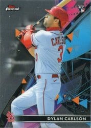 2021 Finest Base Set Dylan Carlson #42 card