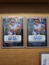 2021 Panini Chronicles Black Autographs Dylan Carlson #2 card