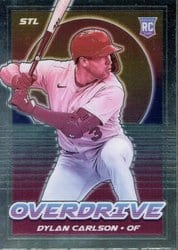 2021 Panini Chronicles Overdrive Dylan Carlson #21 card