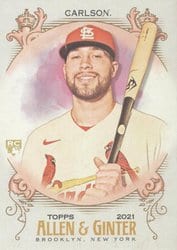 2021 Topps Allen & Ginter Base Set Dylan Carlson #125 card