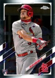 2021 Topps Chrome Base Set Dylan Carlson #140 card