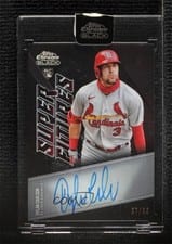 2021 Topps Chrome Black Super Futures Autographs Dylan Carlson #SFA-DC card