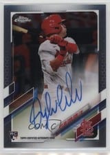 2021 Topps Chrome Rookie Autographs Dylan Carlson #RA-DC card