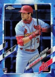 2021 Topps Chrome Update Sapphire Edition Base Set Dylan Carlson #US197 card
