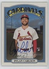 2021 Topps Heritage Real One Autographs Dylan Carlson #ROA-DC card