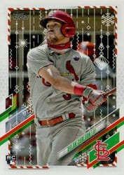 2021 Topps Holiday Base Set Dylan Carlson #HW106 card