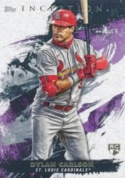 2021 Topps Inception Base Set Dylan Carlson #9 card