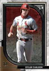 2021 Topps Museum Collection Base Set Dylan Carlson #54 card