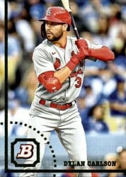 2022 Bowman Heritage Base Set Dylan Carlson #20 card