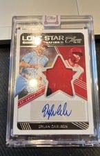 2022 Panini Three and Two Lone Star Signatures Dylan Carlson #LSS-DC card