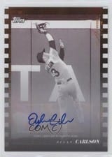 2022 Topps Black & White Autographs Dylan Carlson #94A card