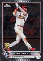 2022 Topps Chrome Base Set Dylan Carlson #158 card