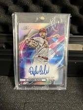 2022 Topps Cosmic Chrome Autographs Dylan Carlson #CCA-DC card