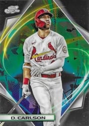2022 Topps Cosmic Chrome Base Set Dylan Carlson #113 card
