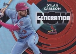 2022 Topps Generation Now Dylan Carlson #GN-28 card