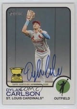 2022 Topps Heritage Real One Autographs Dylan Carlson #ROA-DCN card