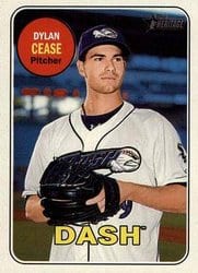 2018 Topps Heritage Minor League Base Set Dylan Cease #114 card