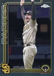 2025 Topps Chrome Base Set Dylan Cease #212 card