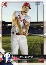 2018 Bowman Prospects Dylan Cozens #BP63 card