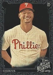 2019 Topps Allen & Ginter X Base Set Dylan Cozens #212 card